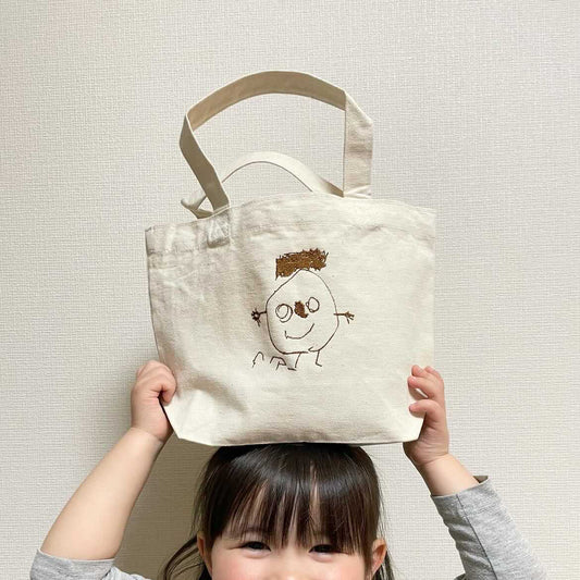 子どものイラストを刺繍する　１